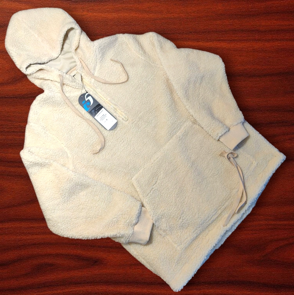 Men's i5 APPAREL Fuzzy Sherpa Pullover Hoodie - M